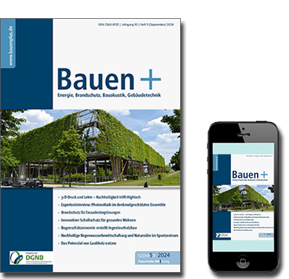 Cover Bauen+ 1/2024 