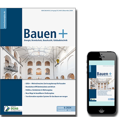 Cover Bauen+ 1/2024 