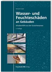 Cover Fachbuch »Wasser- und Feuchteschäden an Gebäuden« von Michael Grübel 