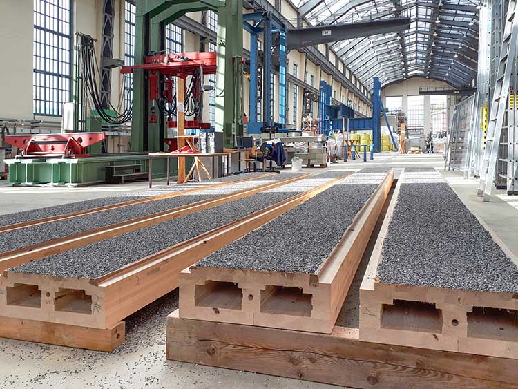 Neue Technologie für Decken aus Holz-Beton-Verbund entwickelt 