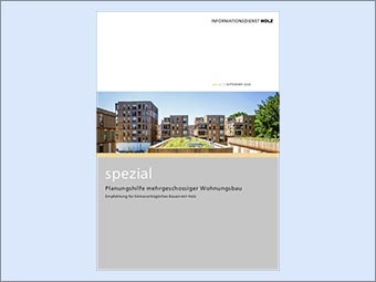 Cover Publikation »Planungshilfe mehrgeschossiger Holzbau«  