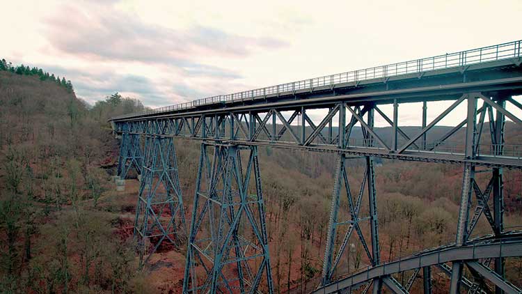 Müngstener Brücke in Solingen-Schaberg